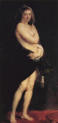Peter Paul Rubens Helena Fourment in a Fur Wrap or Het Pelsken (mk01) oil painting picture